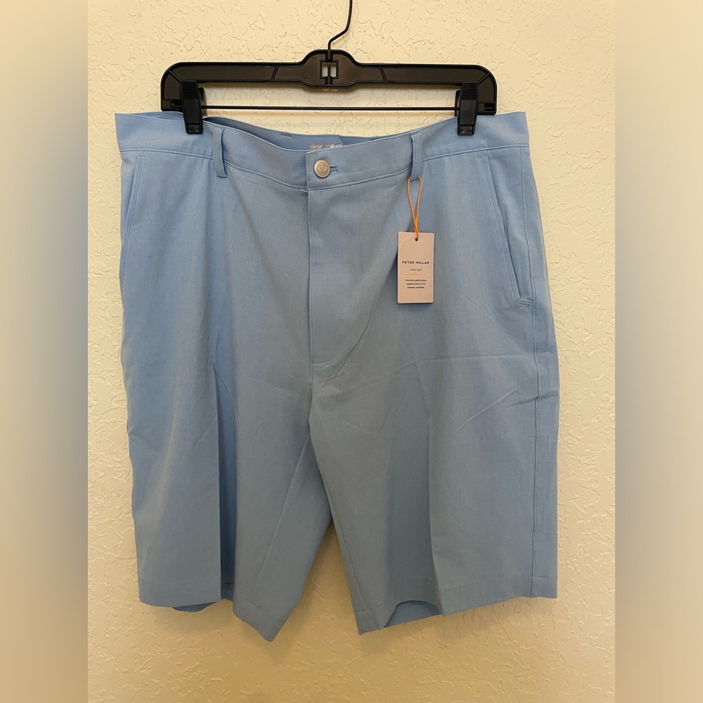 Peter Millar Light Blue Men's Shorts